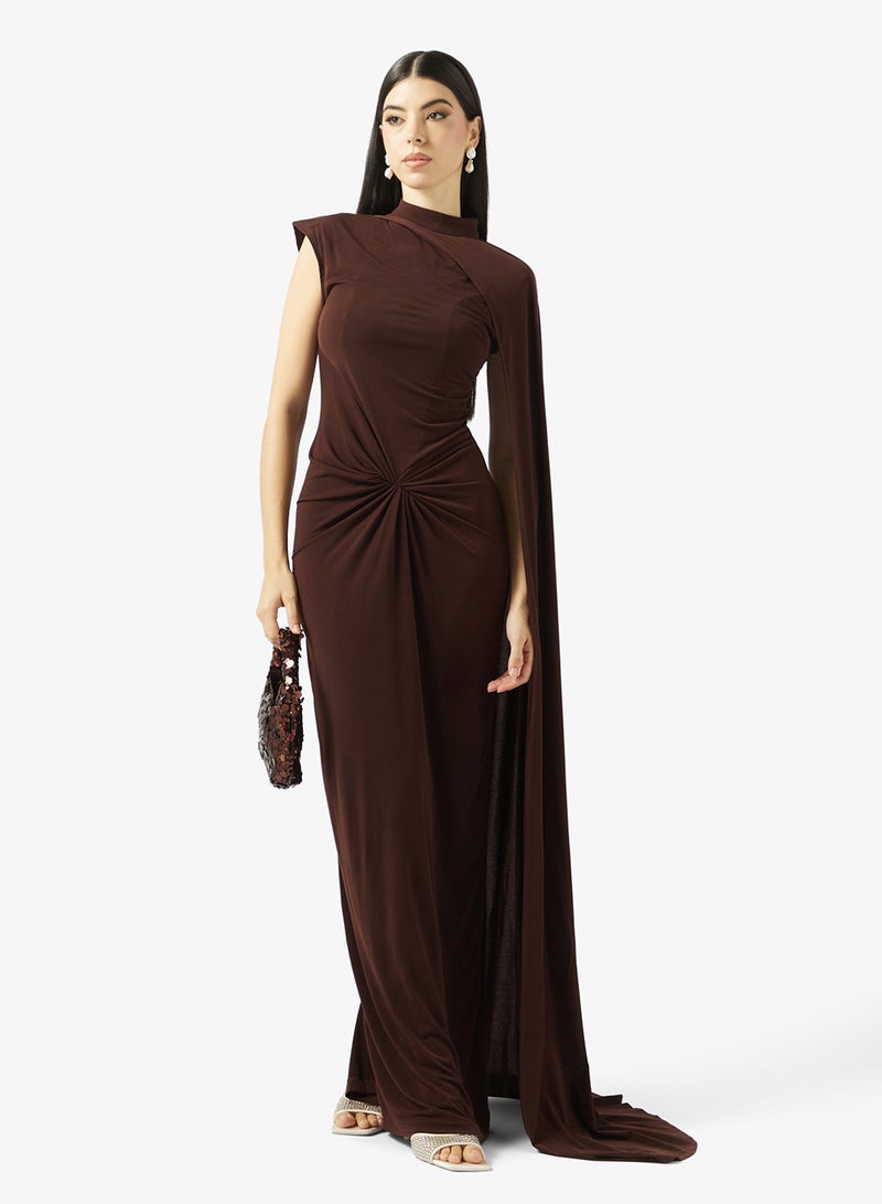 Iyra Cape Sleeve Maxi Dress - Image 4